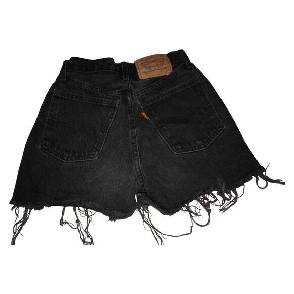 Vintage Levi’s 851 Black Cutoff Shorts — Made in USA (W28 L30) - Picture 2 of 13
